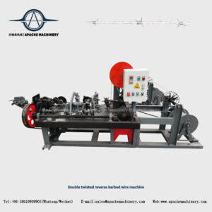 Double Twisted Reverse Barbed Wire Machine