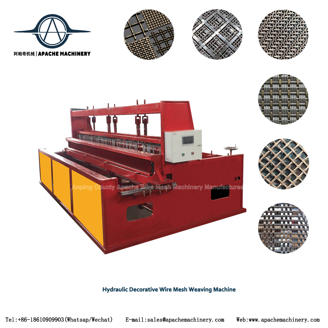 A-IV Hydraulic Decorative Wire Mesh Machine